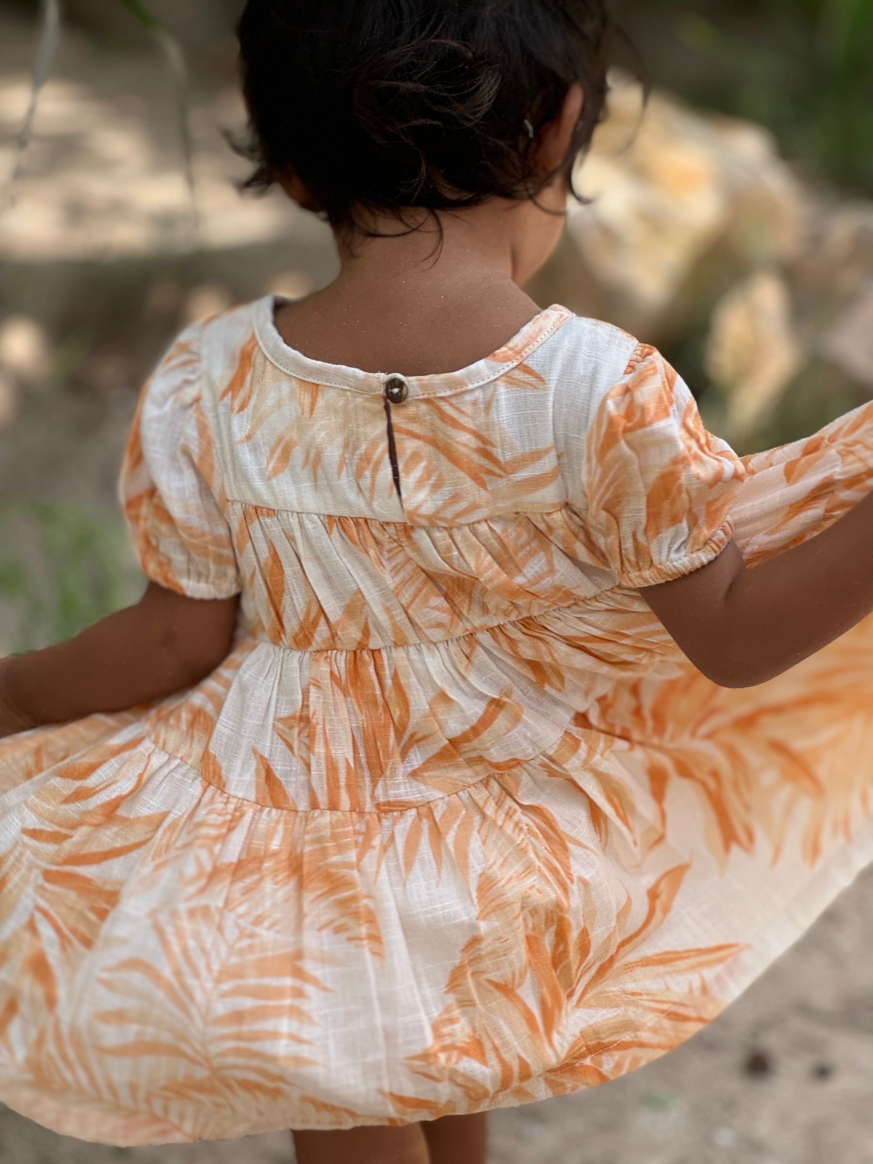 Poppet & Fox Ruffled Dress with Tank Bodice