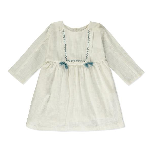 Reykjavik embroidered bib dress