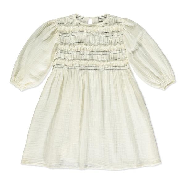 Tokyo shirred peasant dress