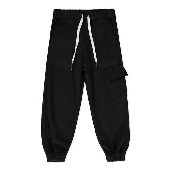 Tokyo black jersey joggers