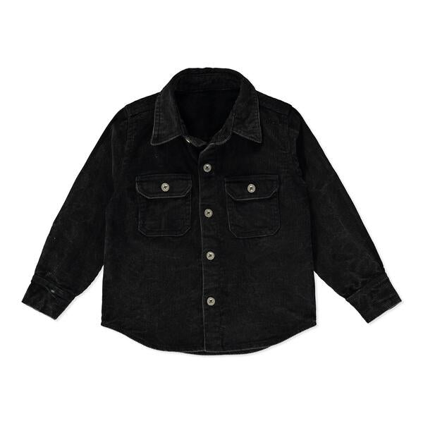 Tokyo black warm cord shirt