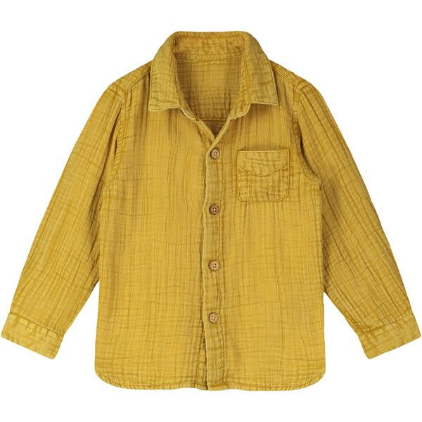 Zion gold gauze shirt