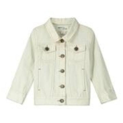 Denim Jacket in Ivory