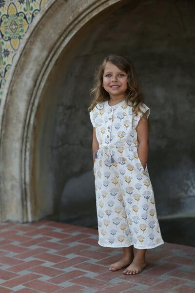 Floral Jersey Jumpsuit