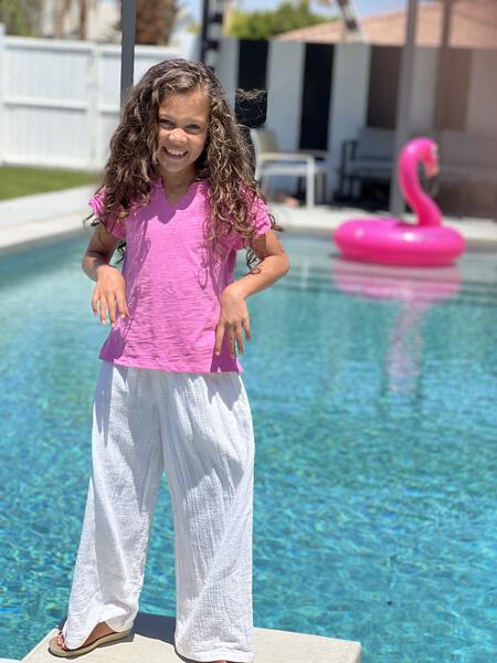 Palazzo Pants in White