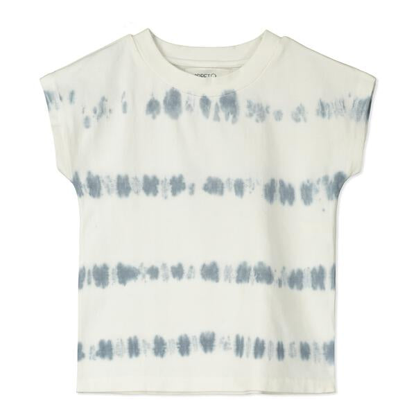 Blue Stripe Tie Dye Tee