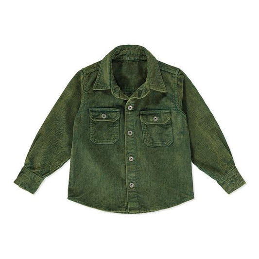 Inverness green warm cord shirt