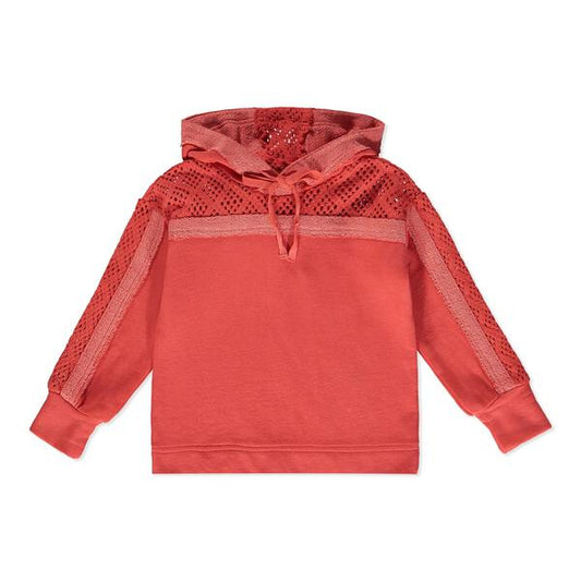 Chelsea crochet detail hoody