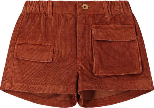 Zion brown pocket shorts