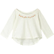 Boatneck Embroidered Tee