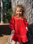 Flower Meadow Dress in Red