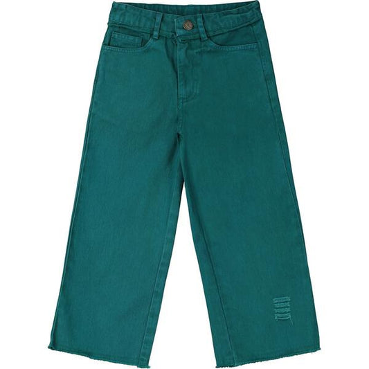 Inverness green wideleg jeans