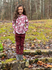 Twill Jeans in Plum
