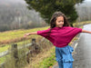 Batwing Tee in Plum
