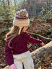 Pom Pom Hat in Beige