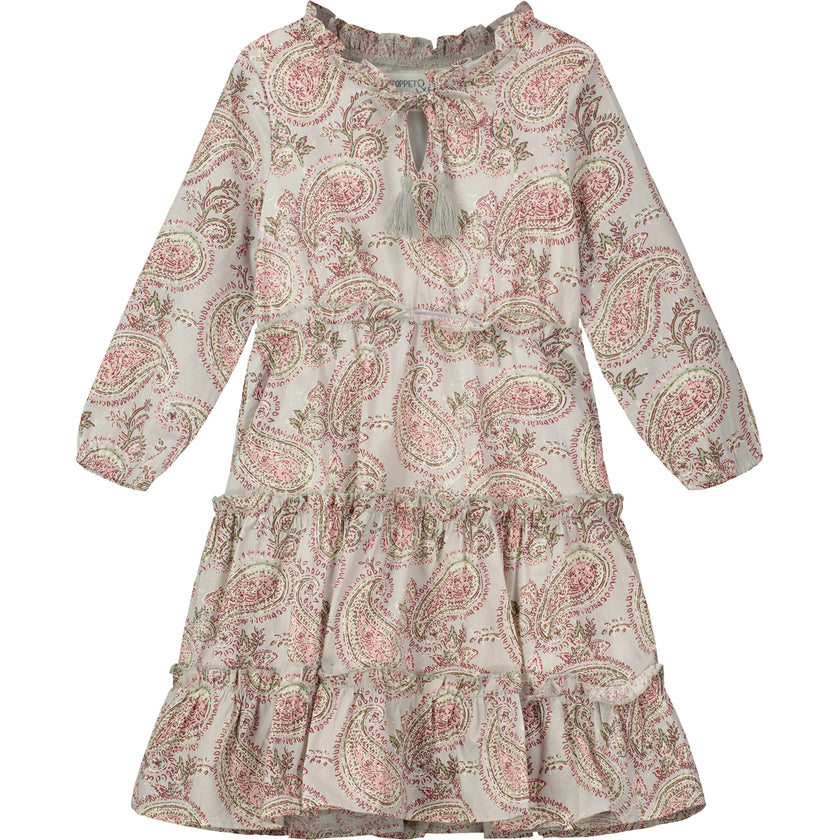 Bohemian Dress in Paisley Print