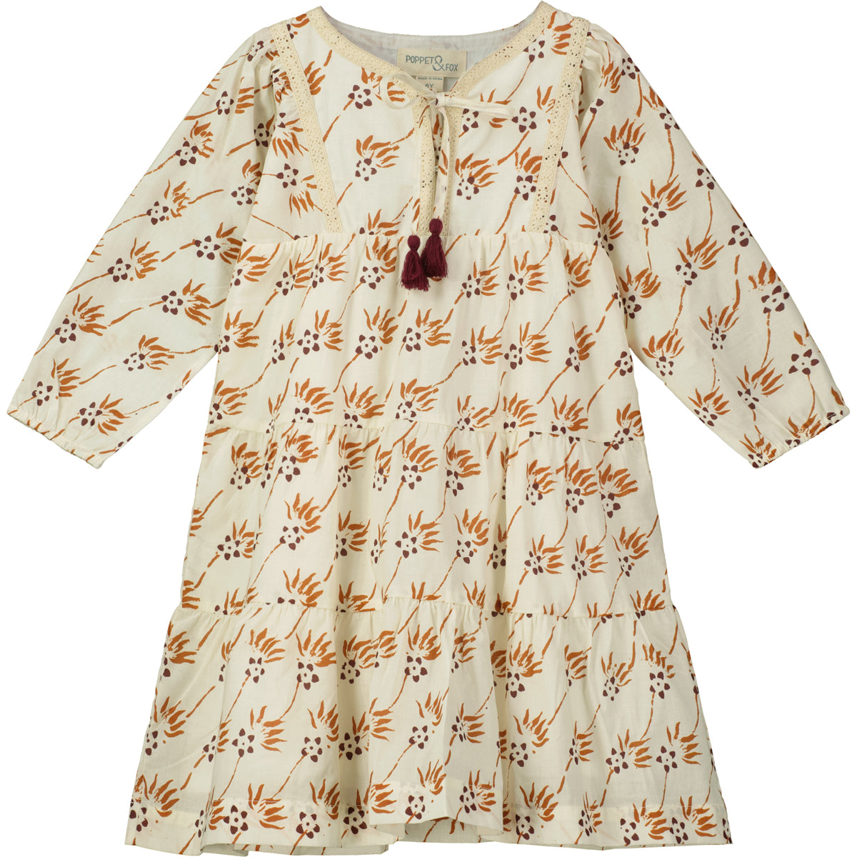 Cascade Dress in Ivory