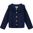 Tassel Cardigan in Indigo Blue