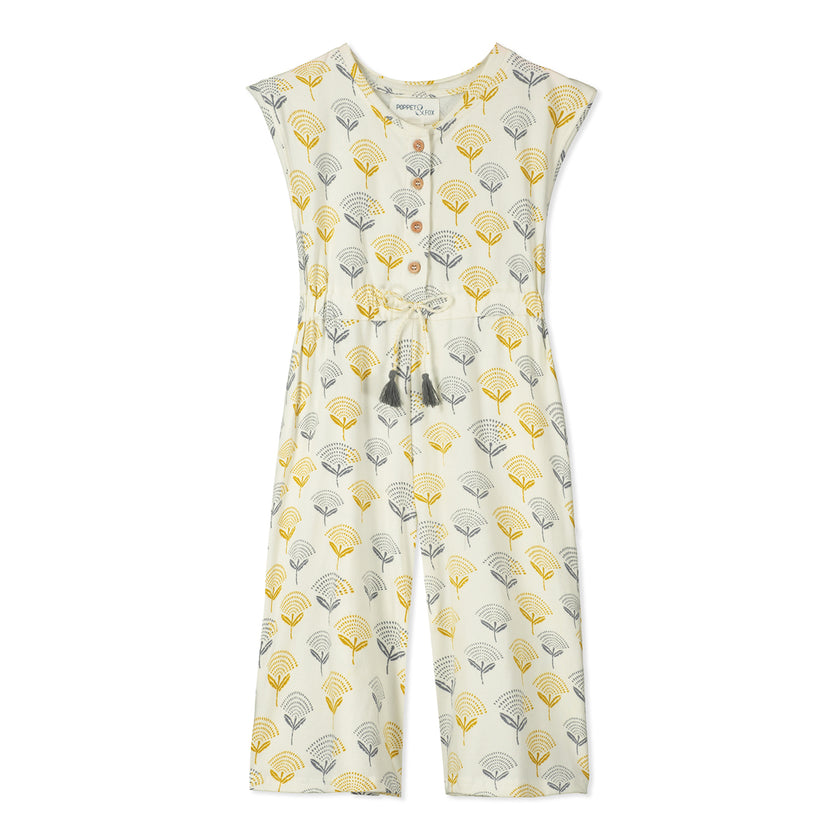 Floral Jersey Jumpsuit